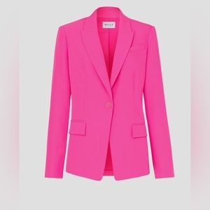 MILLY Avery Cady Blazer in Barbie Pink Size 2